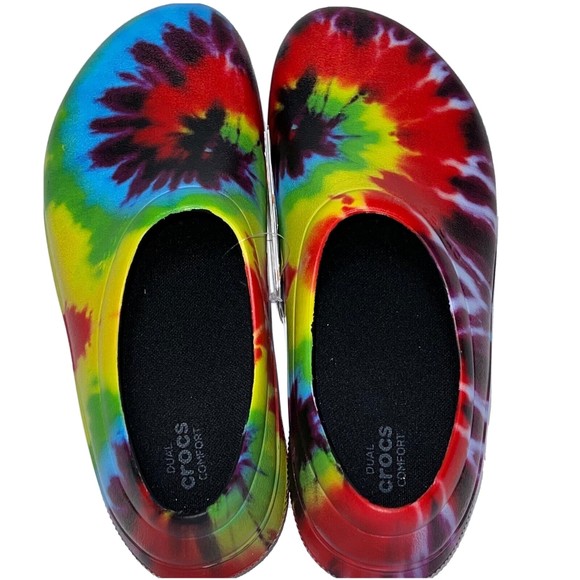 Men Crocs On the Clock Graphic Work Slip-On Colorful 205383-90H Size 11 main image 15